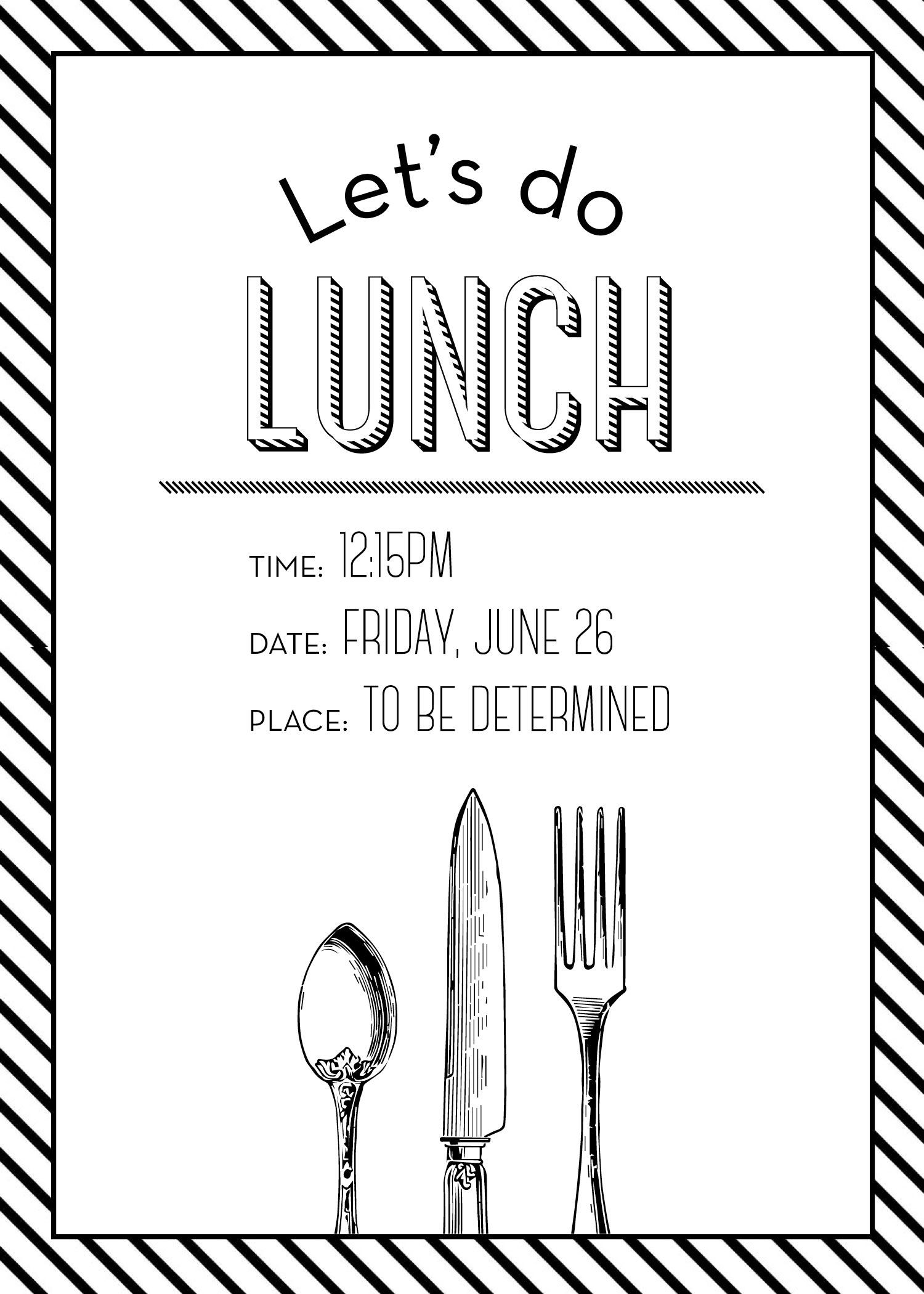 Birthday Lunch Invitation
 Best 25 Lunch invitation ideas on Pinterest