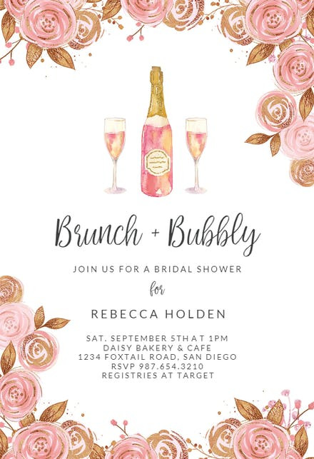 Birthday Lunch Invitation
 Brunch & Lunch Party Invitation Templates Free