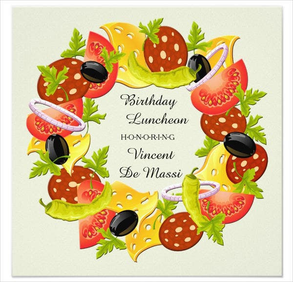 Birthday Lunch Invitation
 8 fice Birthday Invitation Designs & Templates PSD