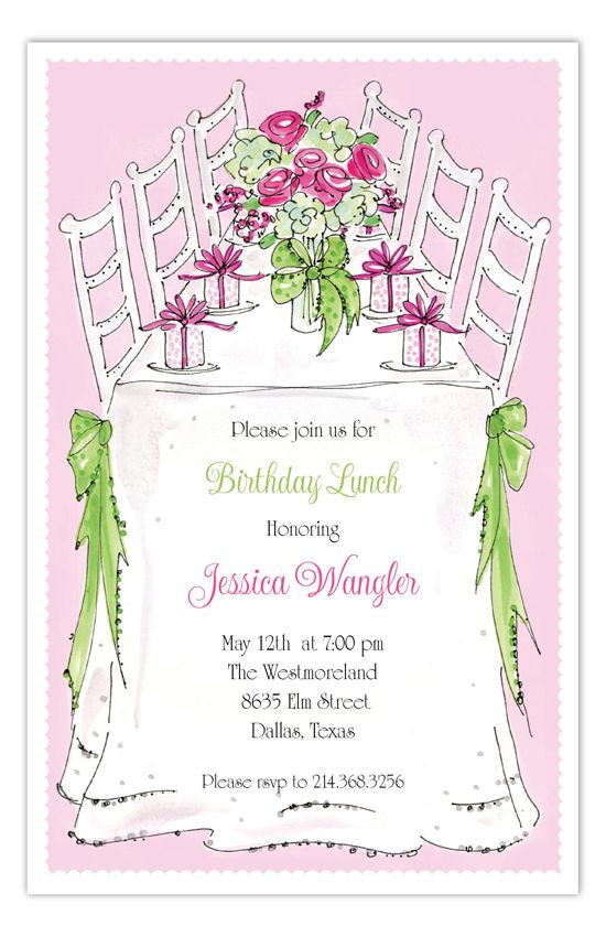 Birthday Lunch Invitation
 280 best Adult Birthday Party Invitations images on