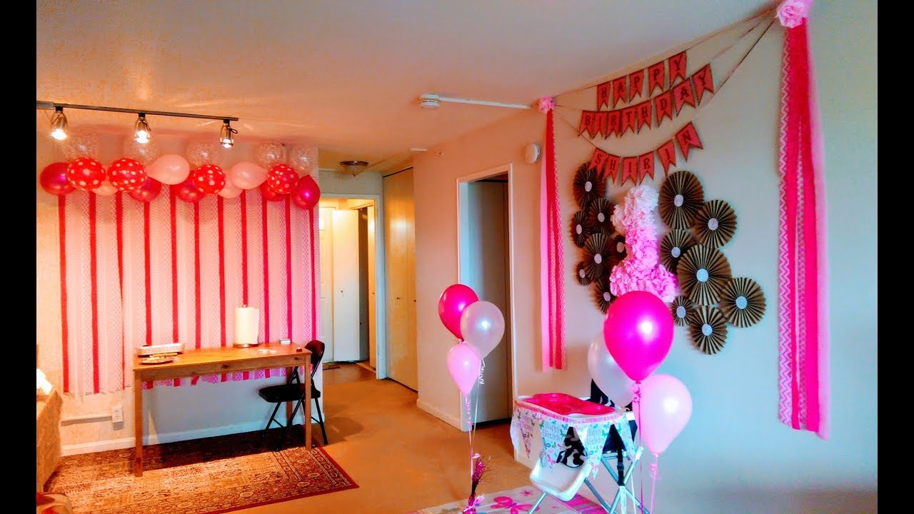 Birthday Party Decorations Diy
 DIY First Birthday Decoration Ideas