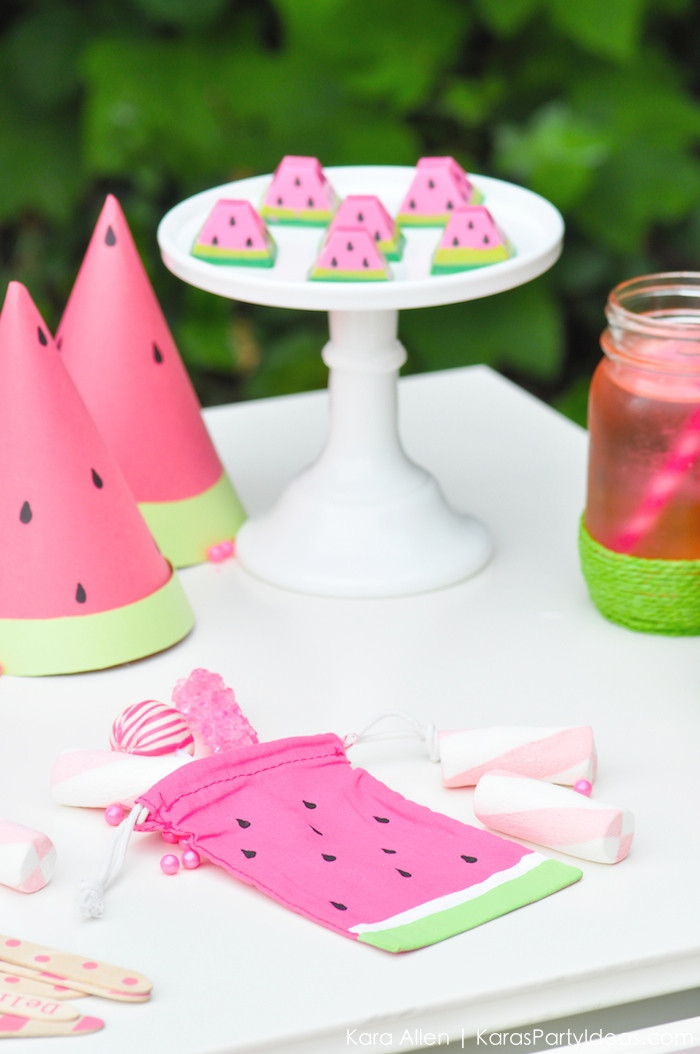 Birthday Party Decorations Diy
 Kara s Party Ideas Summer Watermelon DIY Birthday Party