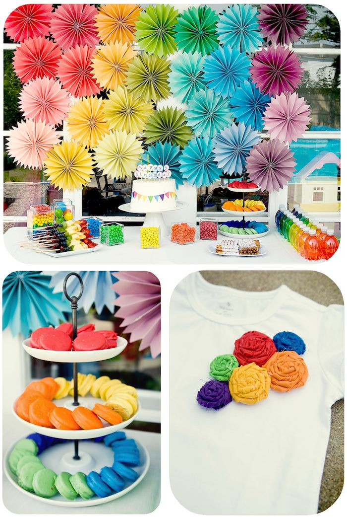 Birthday Party Decorations Diy
 Kara s Party Ideas DIY Summer Rainbow Party full of ideas