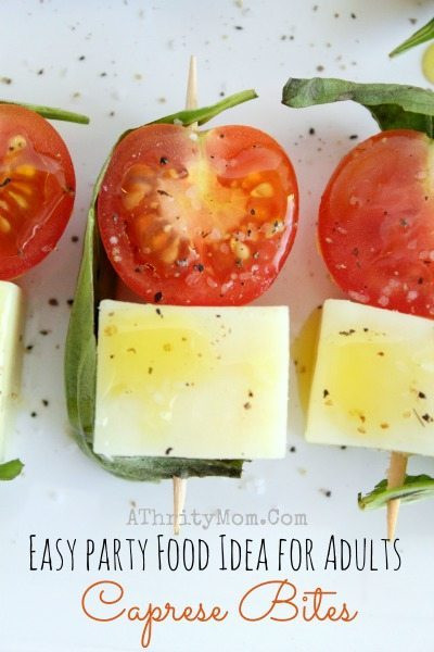 Birthday Party Finger Food Ideas For Adults
 Easy party Food Ideas For Adults Caprese Bites Finger