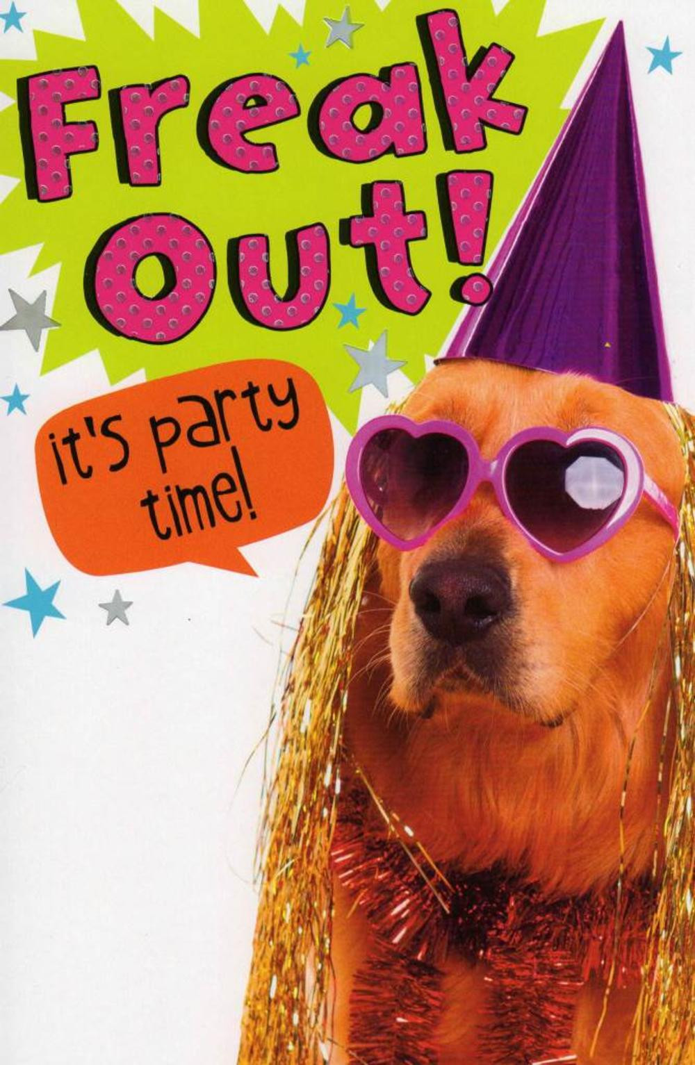Birthday Party Funny
 Funny Freak Out Party Time Birthday Card