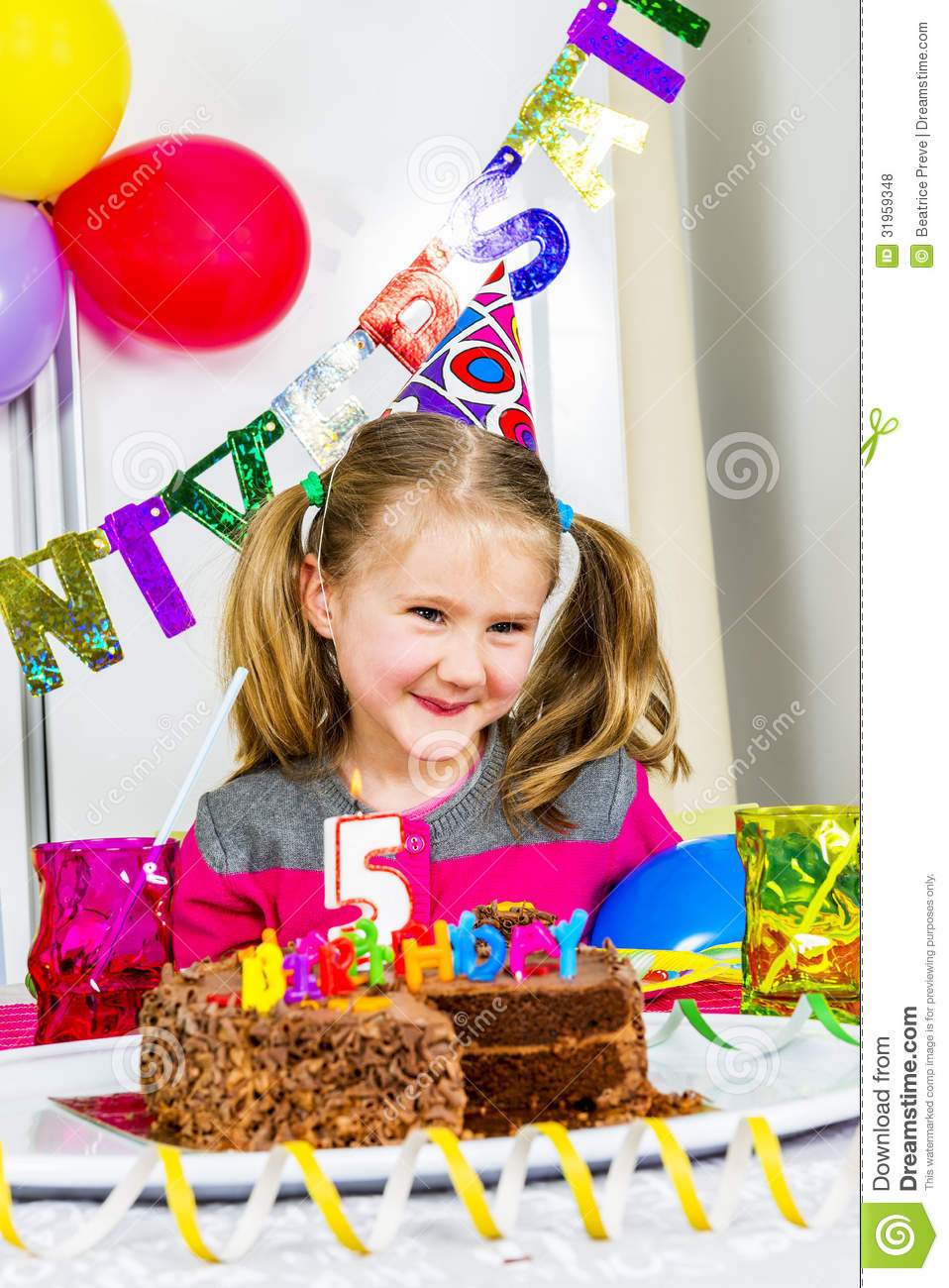 Birthday Party Funny
 Big funny birthday party stock photo Image of home