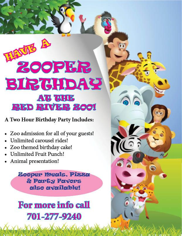 Birthday Party Ideas Fargo Nd
 Birthday Parties Red River Zoo