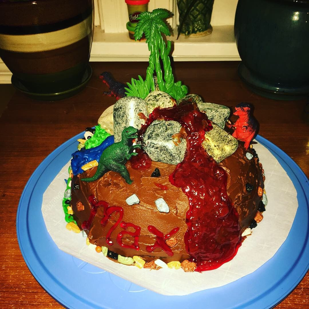 Birthday Party Ideas Fargo Nd
 Max’s 4th birthday cake Strawberry lava Grandma Marion’s