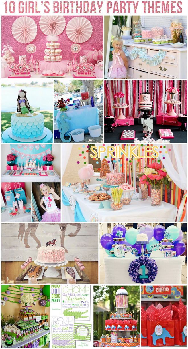 Birthday Party Ideas For 10 Year Old Girls
 Top 10 Girl s Birthday Party Themes on pizzazzerie