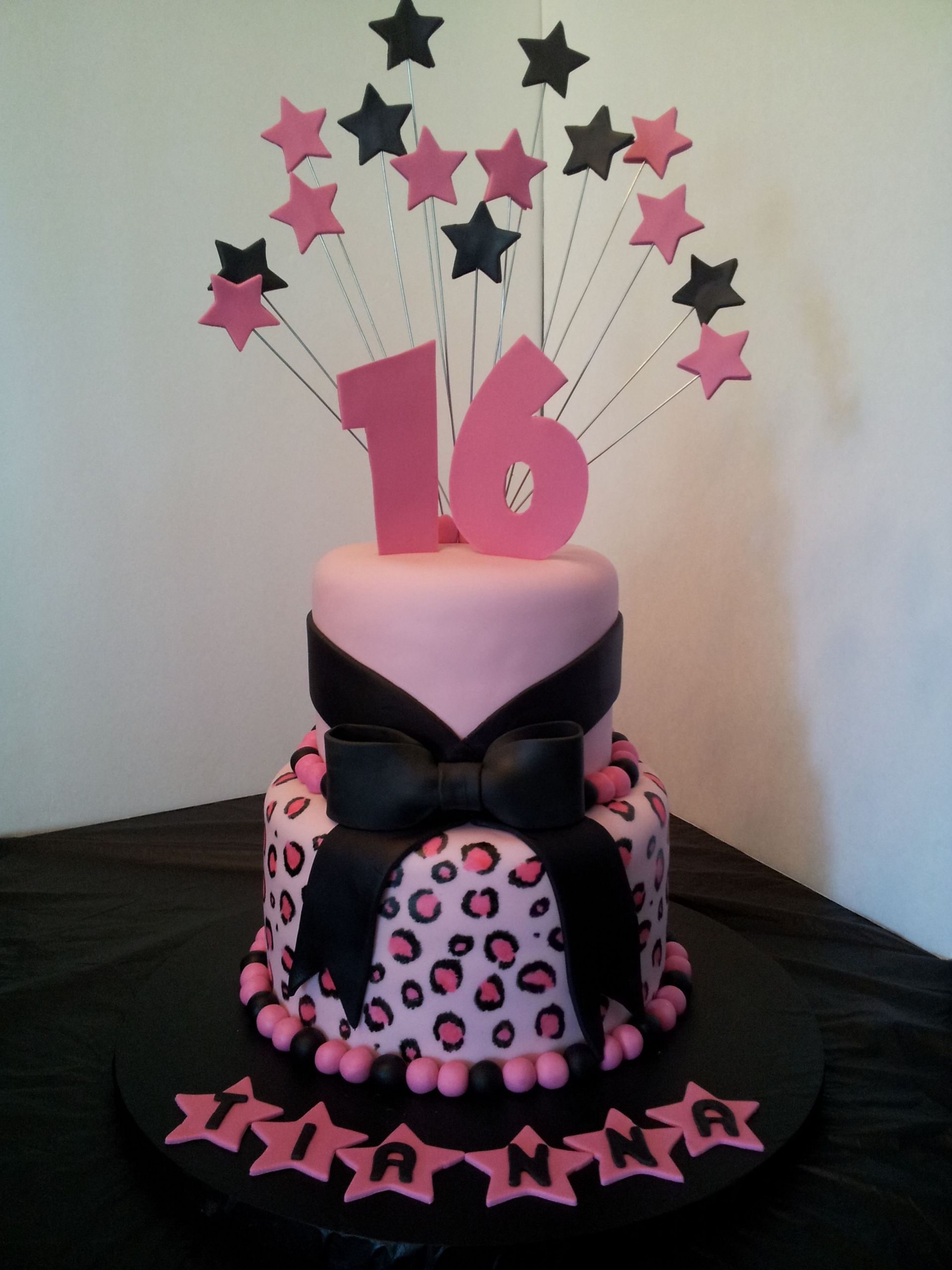 Birthday Party Ideas For 16 Year Olds
 Cheetah cake I made for a special 16 year old