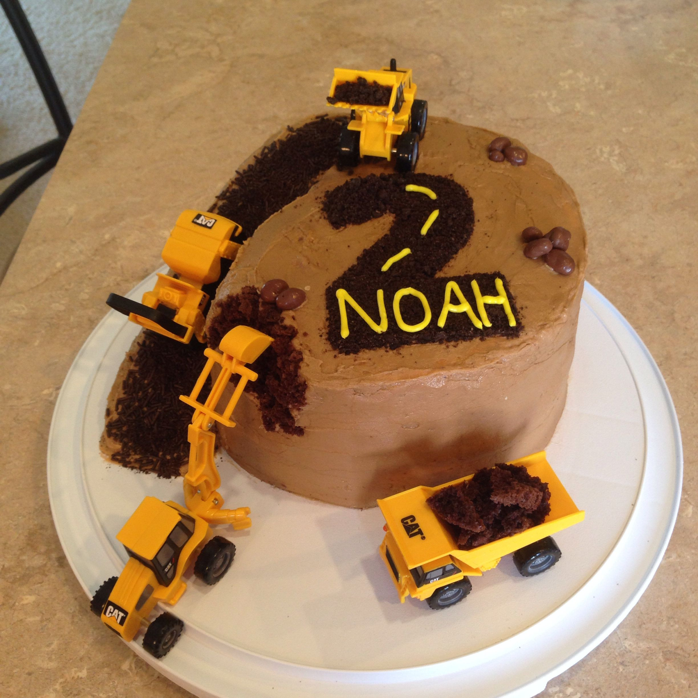 Birthday Party Ideas For 2 Year Old Boy
 Construction cake for my 2 year old boy He loves trucks