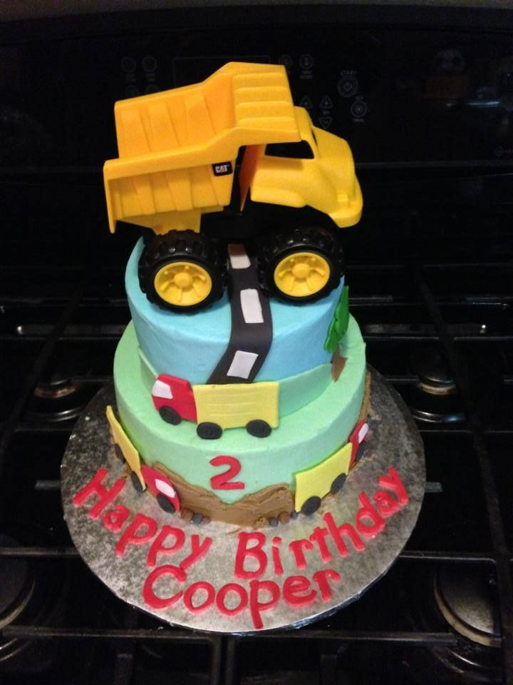 Birthday Party Ideas For 2 Year Old Boy
 2 year old boy birthday cake trucks dumptruck