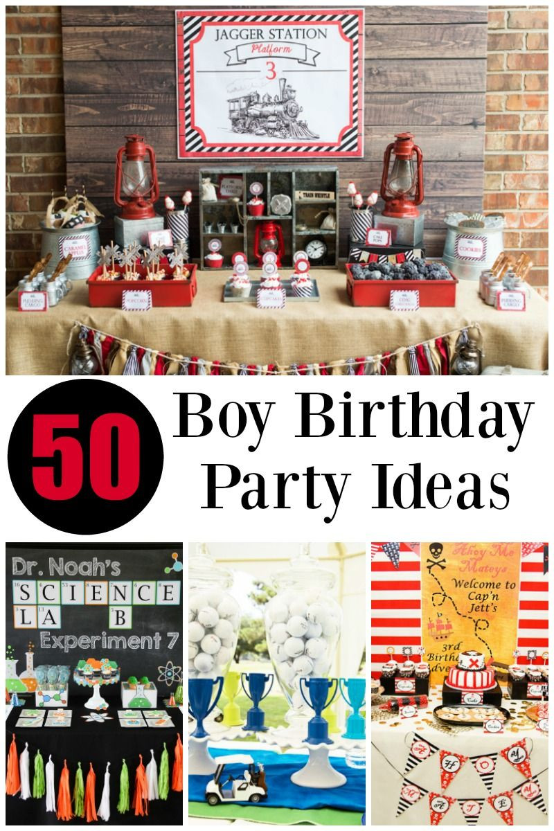 Birthday Party Ideas For 7 Year Old Boy
 50 of the BEST Boy Birthday Party Ideas