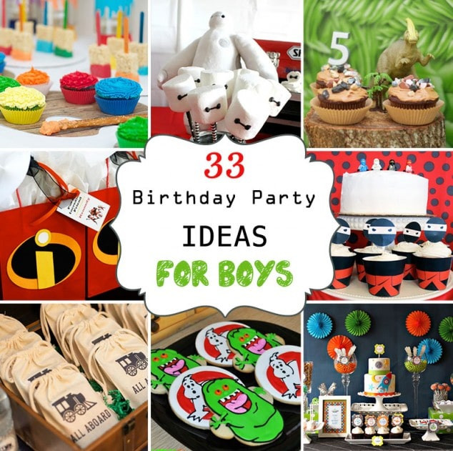 Birthday Party Ideas For 7 Year Old Boy
 33 Awesome Birthday Party Ideas for Boys