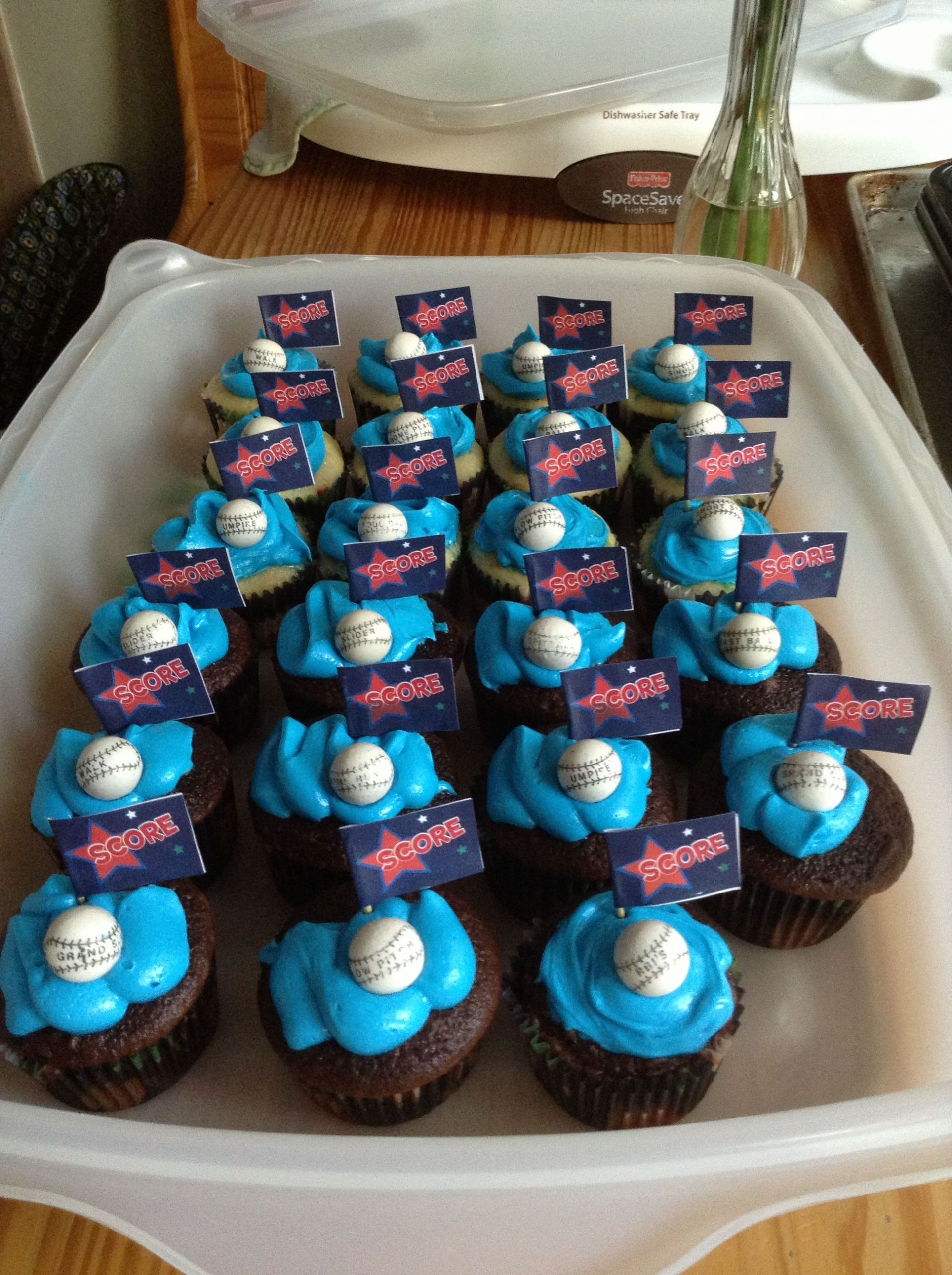 Birthday Party Ideas For 7 Year Old Boy
 Cute simple cupcakes for a 2 year old boy birthday party