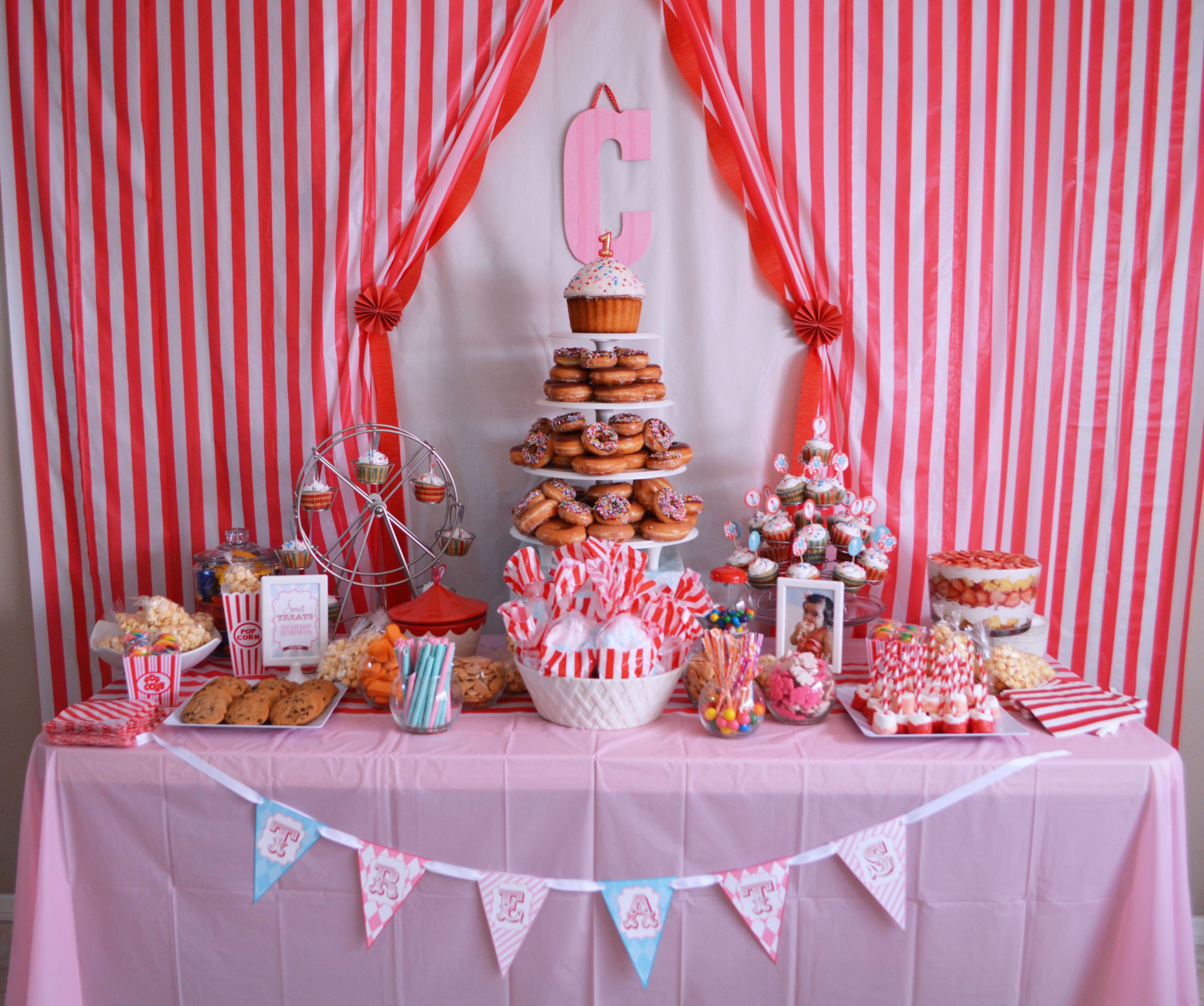 Birthday Party Ideas For Girls Age 12
 Charlie s Carnival 1st Birthday Project Nursery