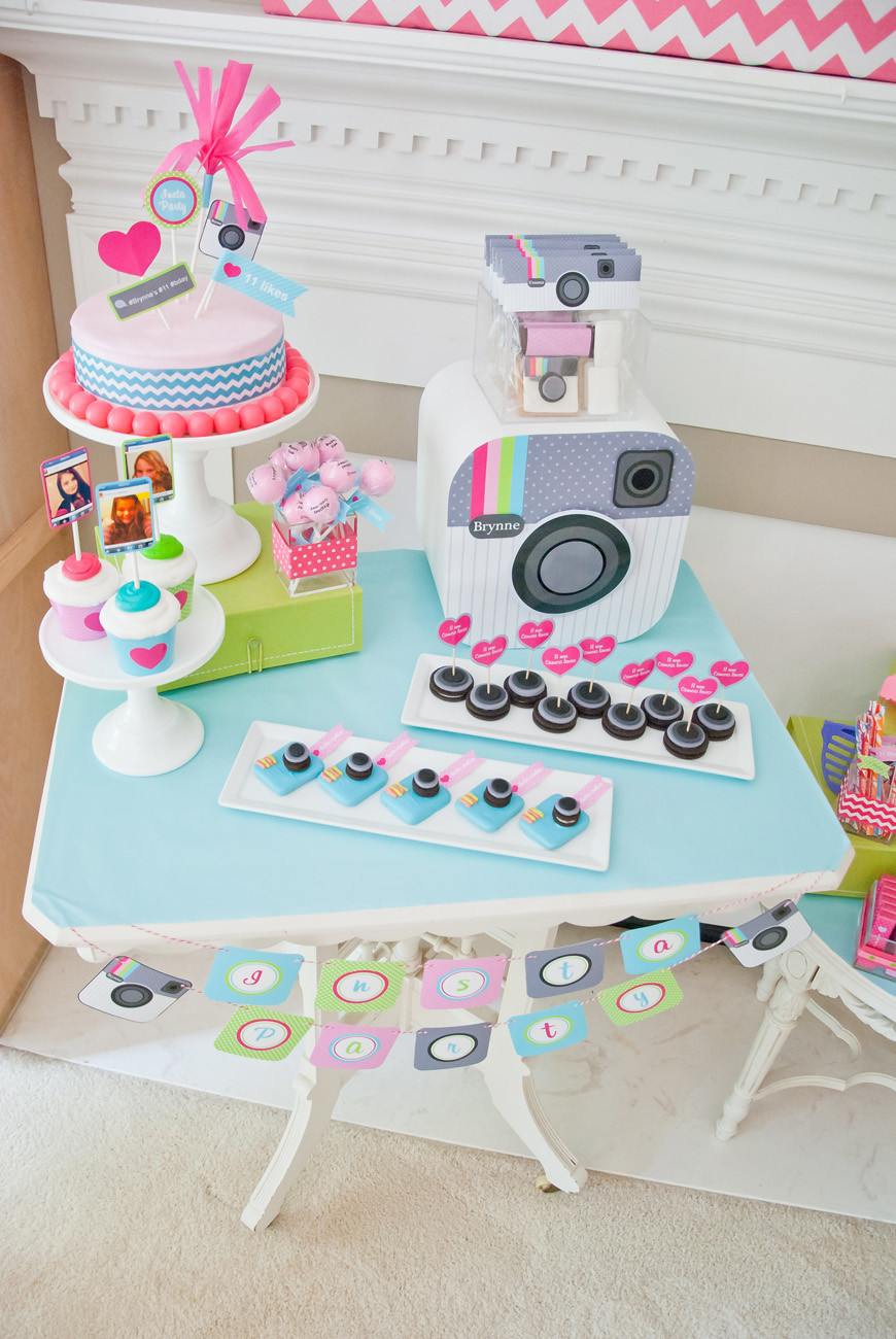 Birthday Party Ideas For Teenage Girl 15
 Instagram Party Ideas for Teens and Tweens Anders Ruff