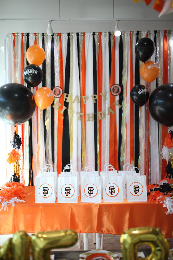 Birthday Party Ideas San Francisco
 Kara s Party Ideas San Francisco Giants Baseball Birthday