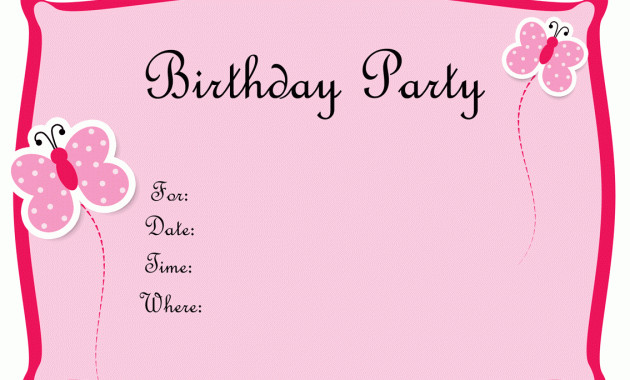 Birthday Party Invitation Maker
 Birthday Party Invitations Templates