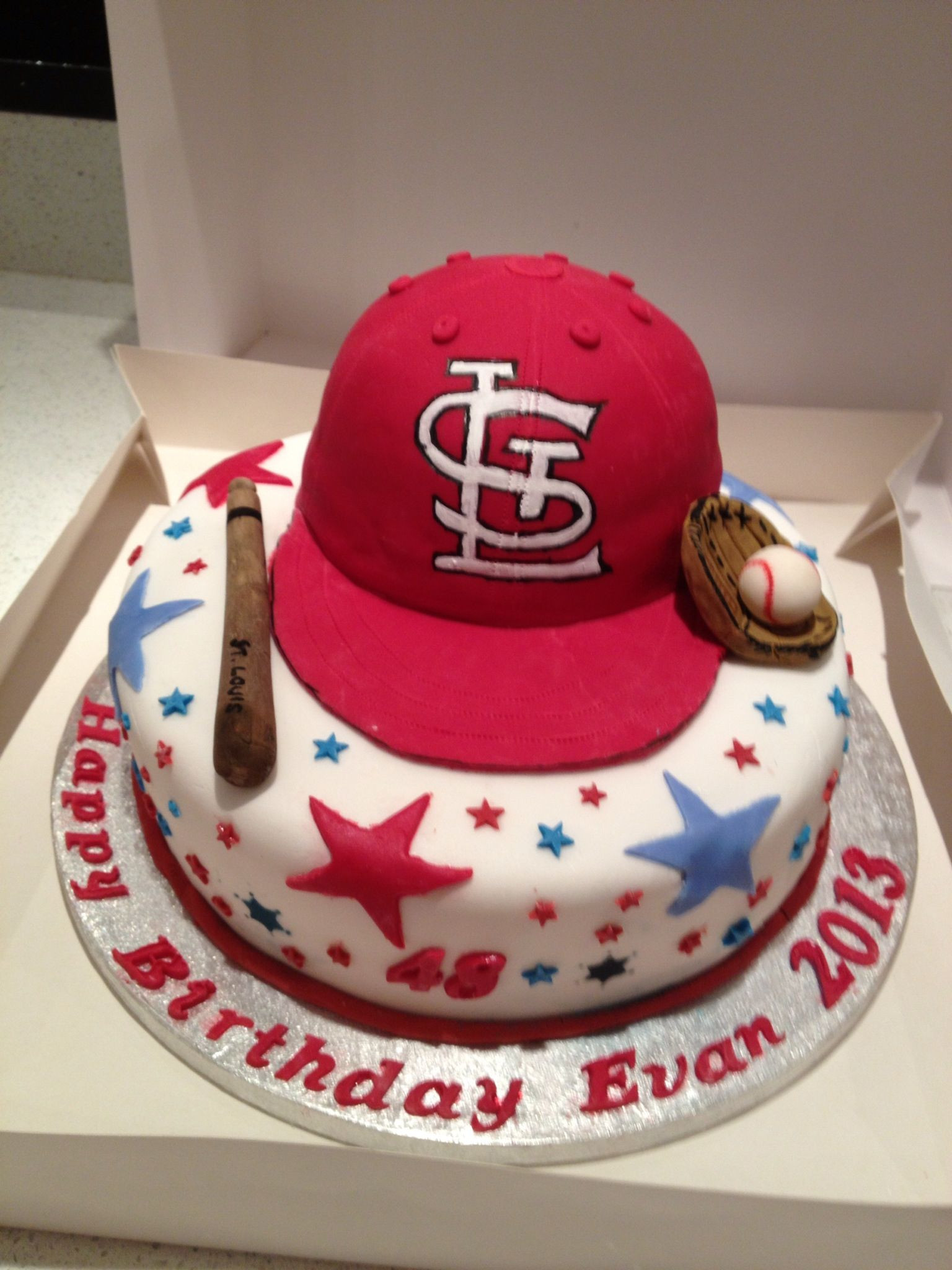 Birthday Party St Louis
 St Louis Cardinals baseball cake
