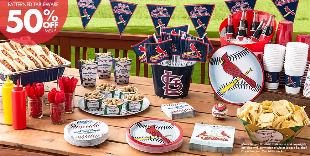 Birthday Party St Louis
 MLB St Louis Cardinals Party Supplies Party City