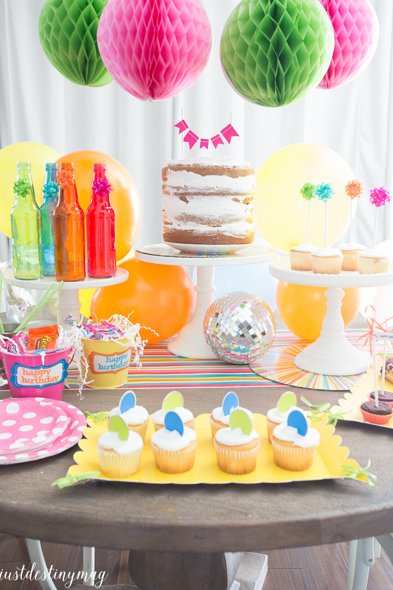 Birthday Party Themes
 Celebrate Colorful Summer Birthday Party Ideas