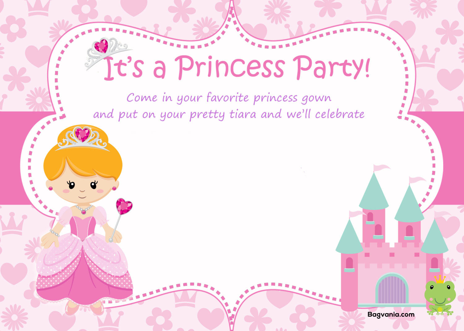 Birthday Printable Invitations
 FREE Princess Birthday Invitations – FREE Printable