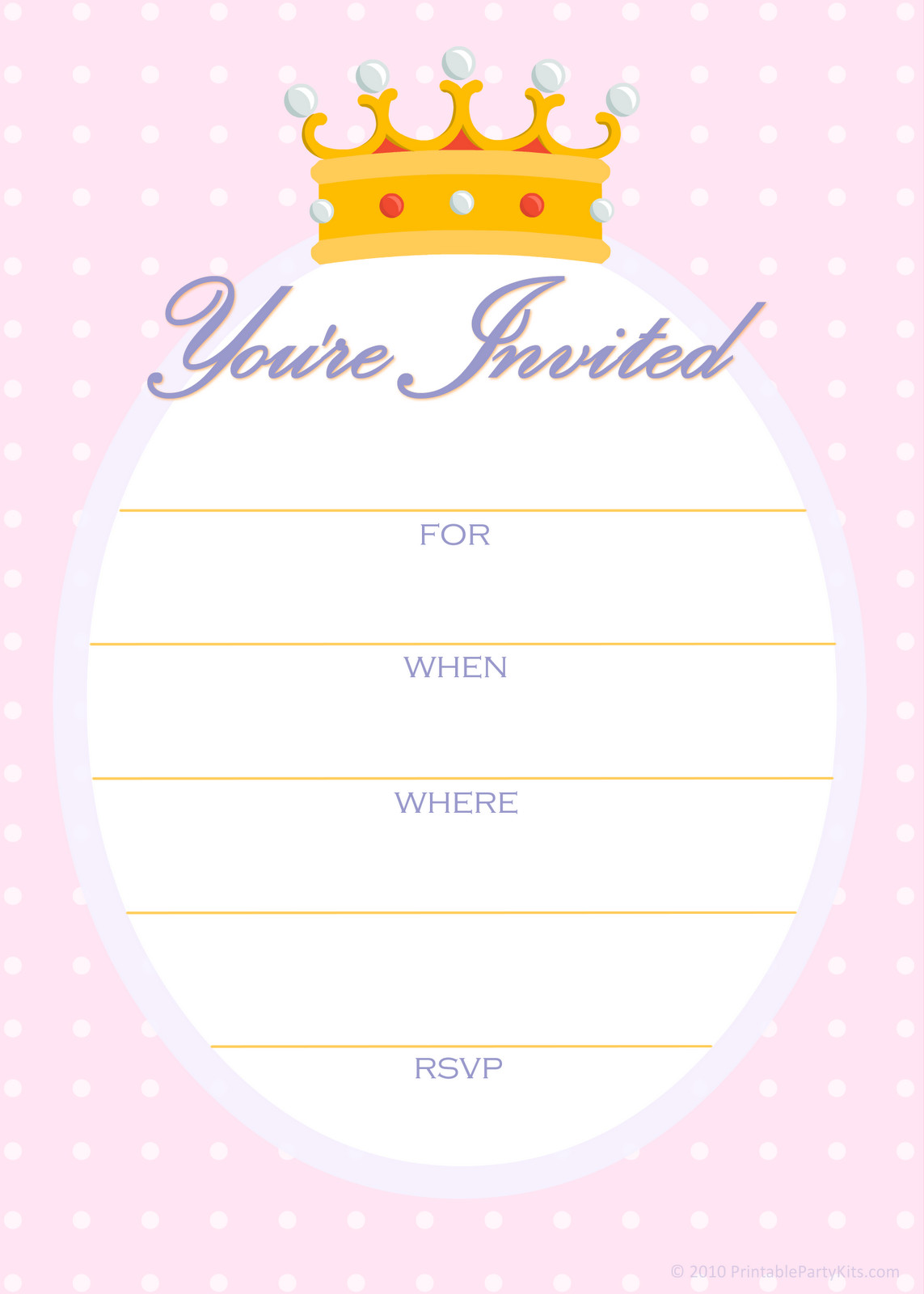 Birthday Printable Invitations
 FREE Printable Golden Unicorn Birthday Invitation Template