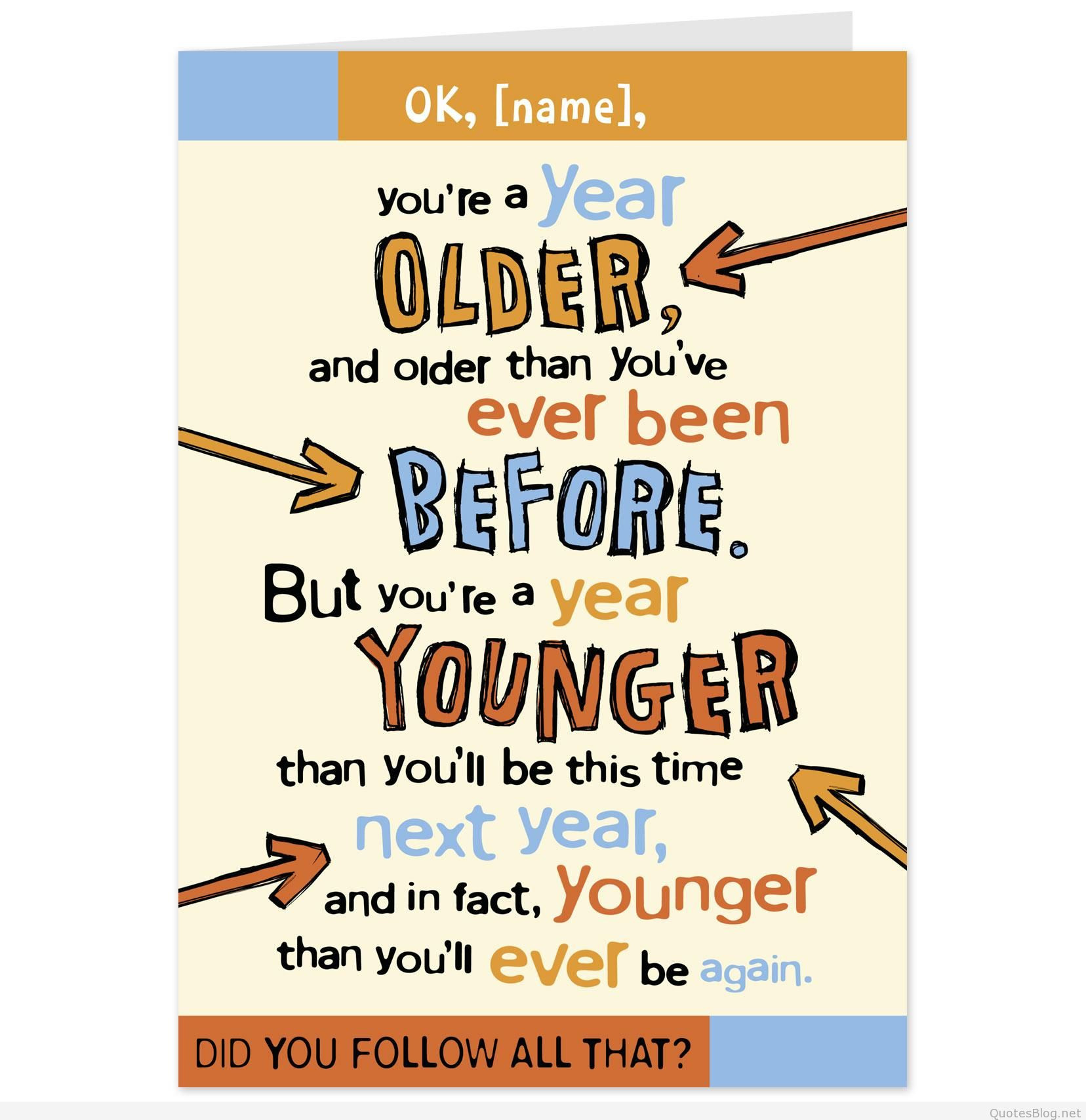 Birthday Quote Funny
 Funniest birthday cards 2015