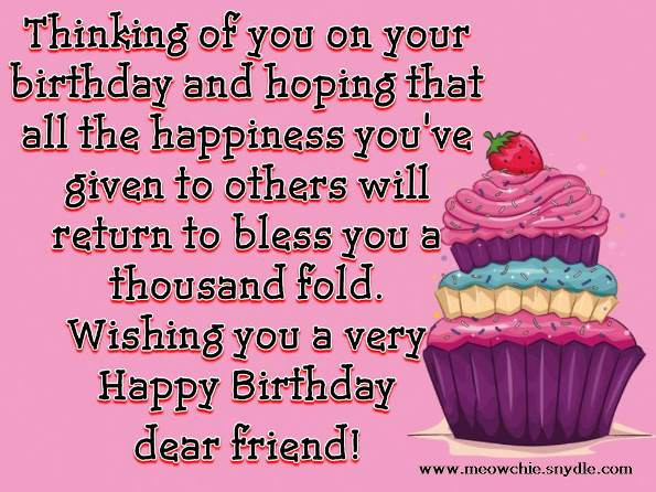 Birthday Quotes For A Friend
 Cute Birthday Wishes For Your Lovely Friends A Interior