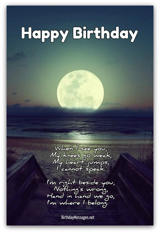 Birthday Quotes For Her
 Romantic Birthday Poems Romantic Birthday Messages