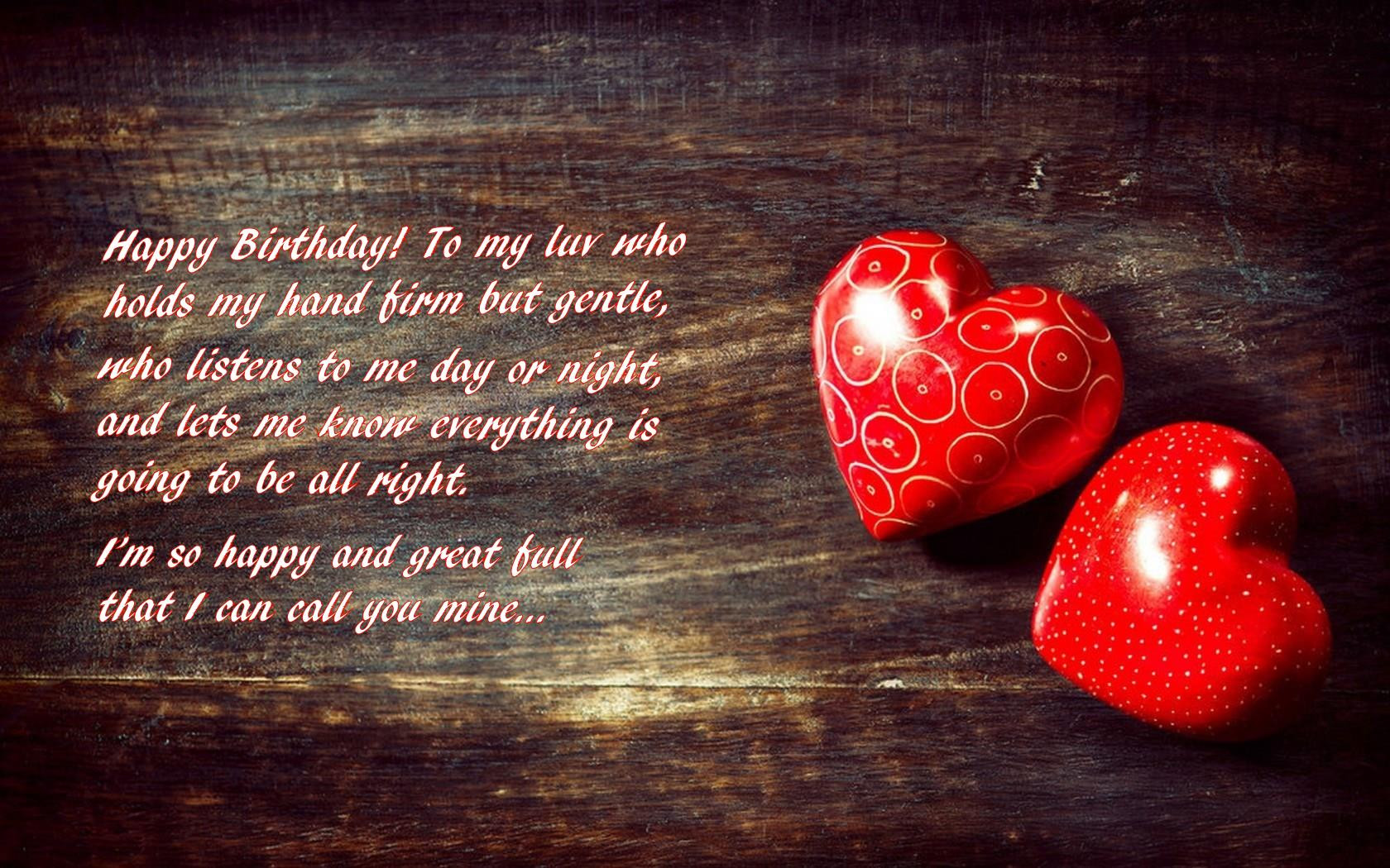 Birthday Quotes For My Love
 Happy Birthday To Love HD Wallpapers Messages & Quotes