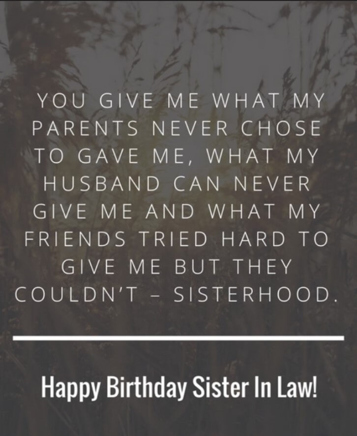 Birthday Quotes For Sister In Law
 40 Happy Birthday Wishes for Sister In Law Funny