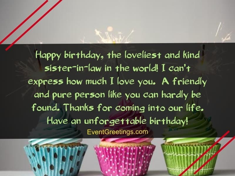 Birthday Quotes For Sister In Law
 45 Best Birthday Wishes And Quotes for Sister In Law To