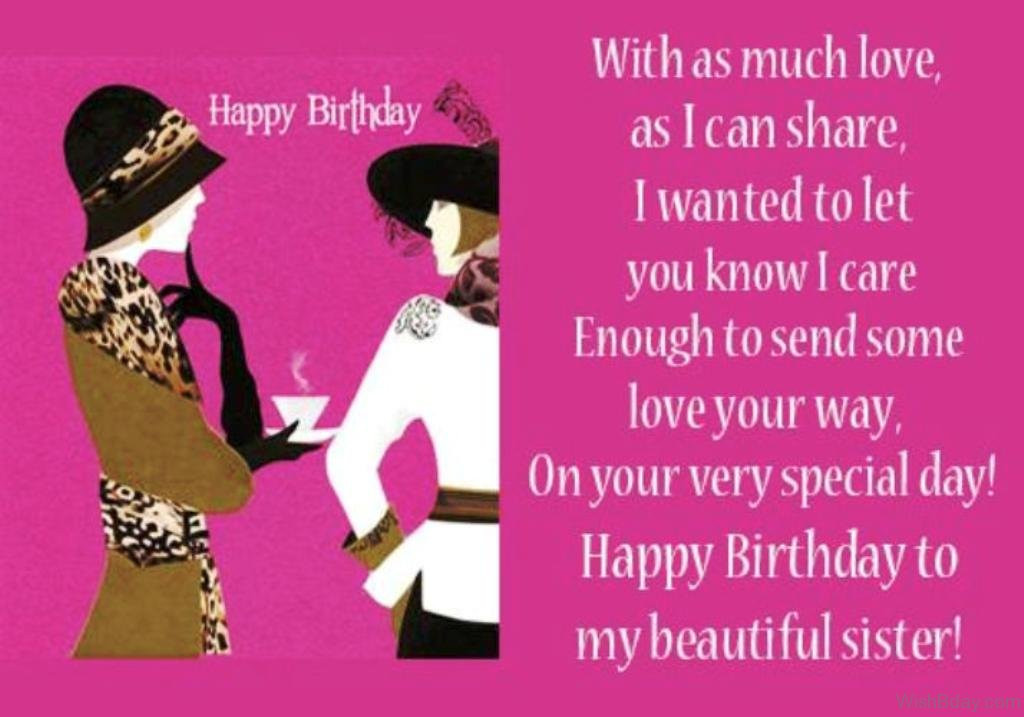 Birthday Quotes For Your Sister
 58 Happy Birthday Big Sister