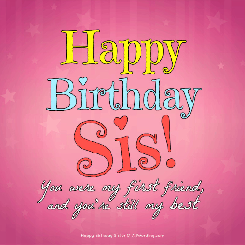 Birthday Quotes For Your Sister
 Happy Birthday Sister 50 Birthday Wishes For Your