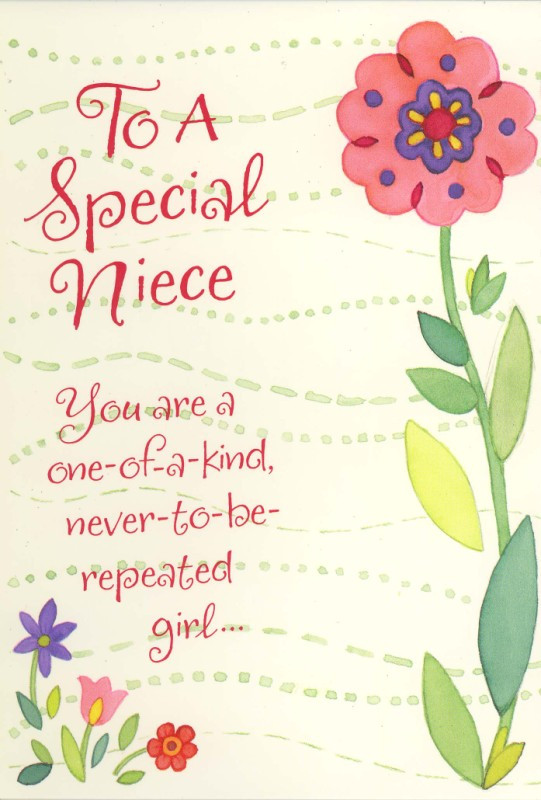 Birthday Quotes Niece
 Special Niece Quotes QuotesGram