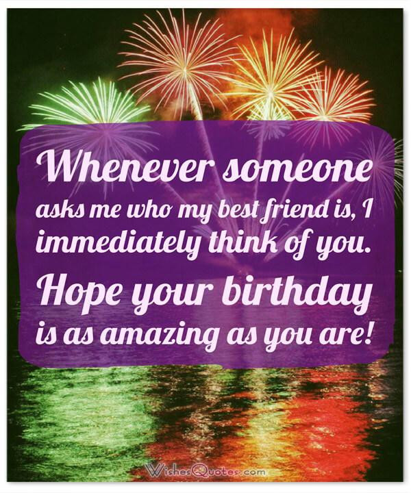Birthday Quotes To A Best Friend
 Birthday Wishes for your Best Friends By WishesQuotes