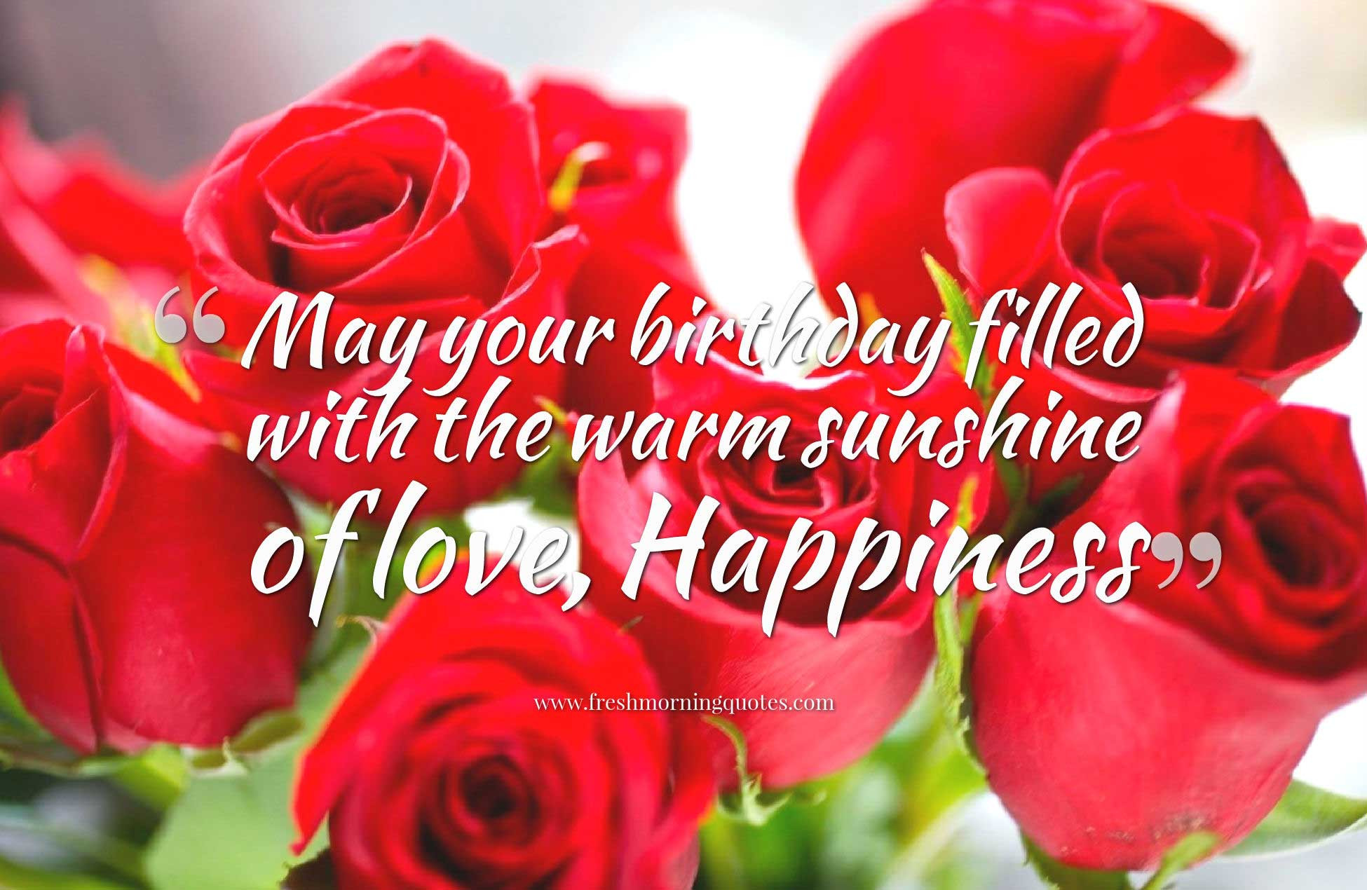 Birthday Quotes With Flowers
 100 Heart Touching Happy Birthday Status for Whatsapp