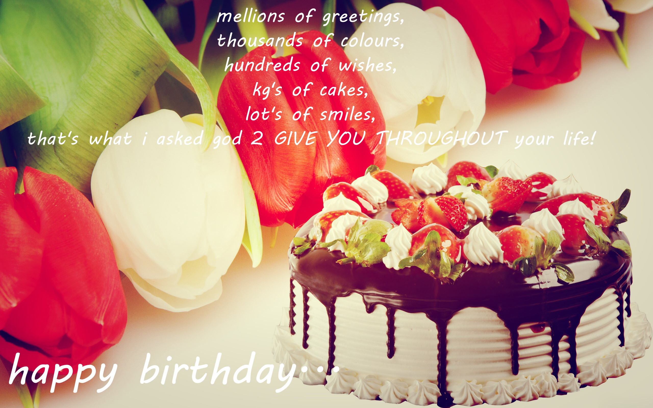 Birthday Quotes With Flowers
 Happy Birthday To Love HD Wallpapers Messages & Quotes