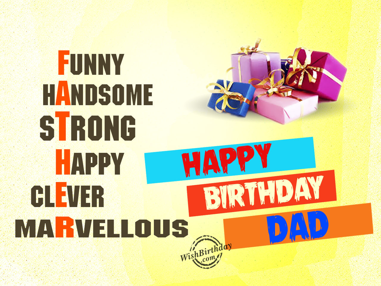 Birthday Wishes Dad
 Birthday Wishes For Father Birthday