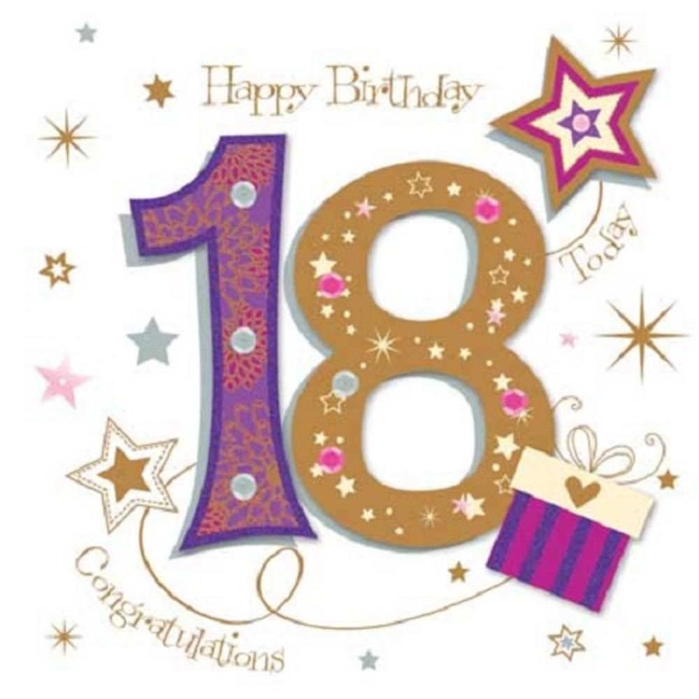 Birthday Wishes For 18 Year Old Daughter
 Happy 18th Birthday Greeting Card By Talking