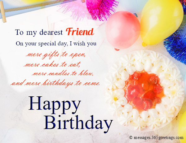 Birthday Wishes For A Close Friend
 Happy Birthday Wishes For Friends 365greetings