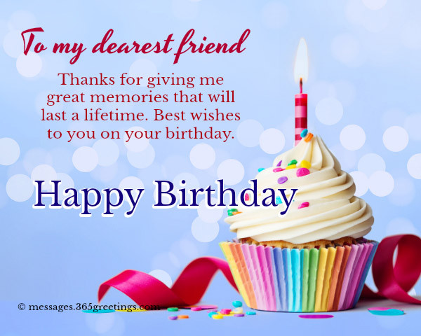 Birthday Wishes For A Close Friend
 Happy Birthday Wishes For Friends 365greetings