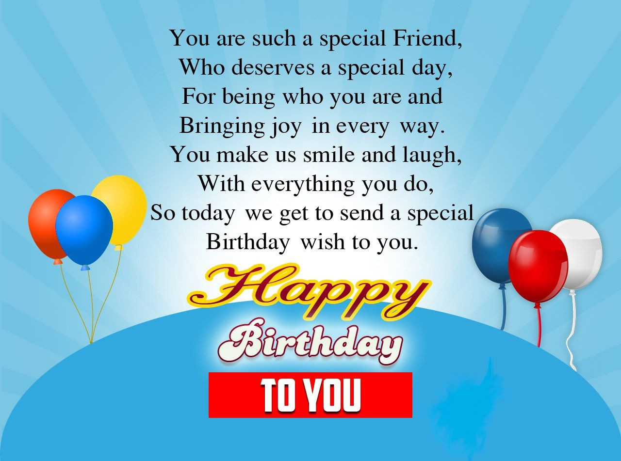 Birthday Wishes For A Friend
 greeting birthday wishes for a special friend This Blog