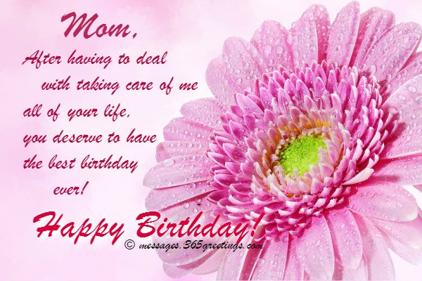 Birthday Wishes For A Mother
 Birthday Wishes for Mother 365greetings