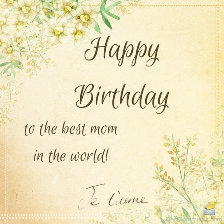 Birthday Wishes For A Mother
 Birthday Wishes for Mother Graphics