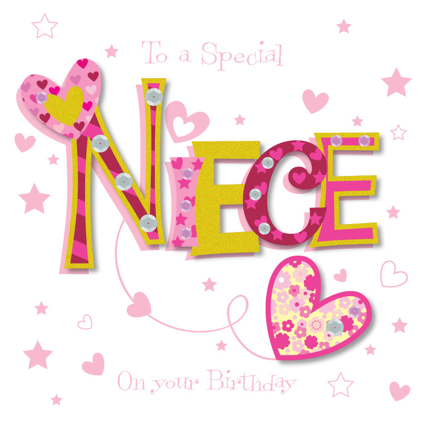 Birthday Wishes For A Special Niece
 Special Niece Happy Birthday Greeting Card