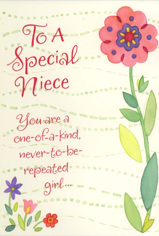 Birthday Wishes For A Special Niece
 Special Niece Quotes QuotesGram
