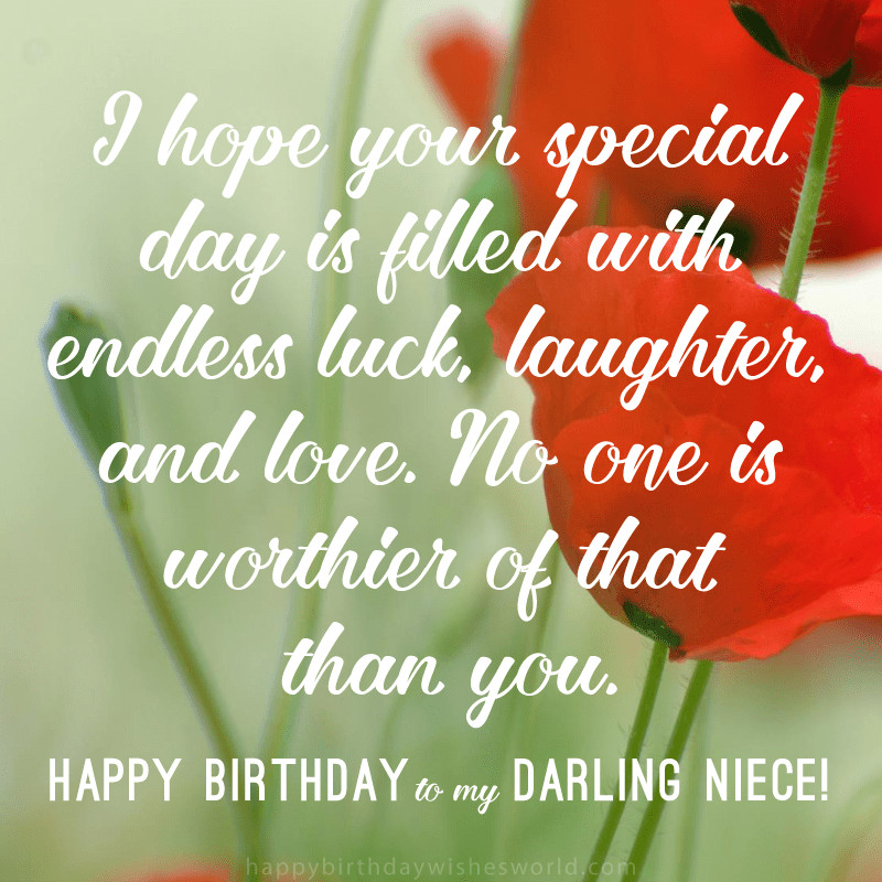 Birthday Wishes For A Special Niece
 215 Ways to Say Happy Birthday Niece Find the perfect